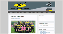 Desktop Screenshot of fcsaintimier.com